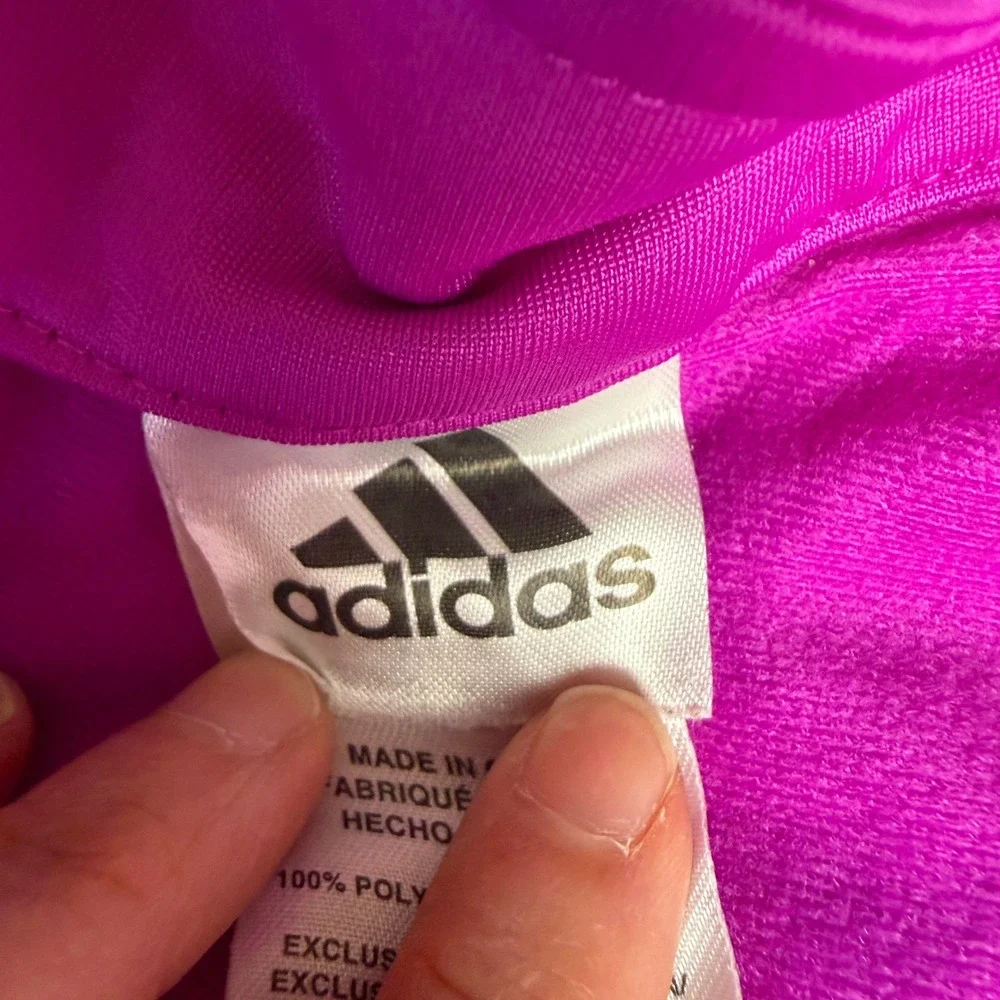 Adidas Tracksuit Purple Polyester Baby 6M Sporty Activewear Excellent